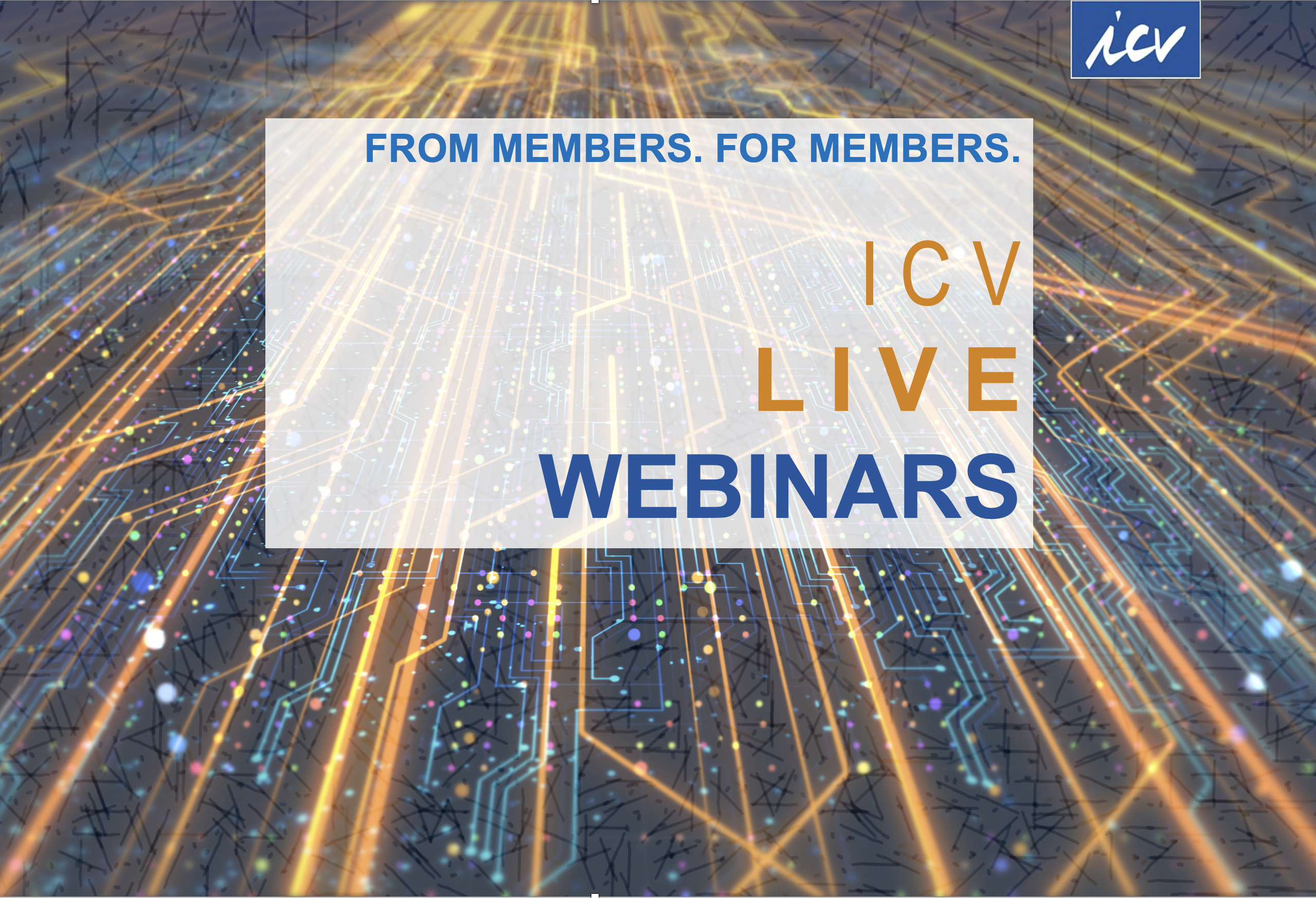 Elevate your reporting – the ICV Live Webinar in English on 16.11