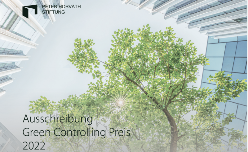 Jetzt für Green Controlling-Preis bewerben! Apply now for the Green Controlling Award!