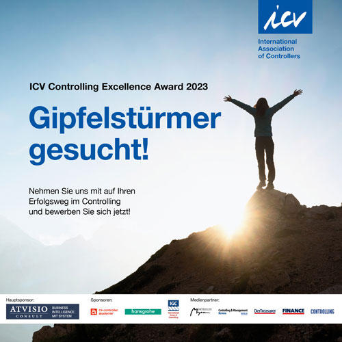 ICV Controlling Excellence Award: Gipfelstürmer gesucht ICV Controlling Excellence Award: Peak performers wanted