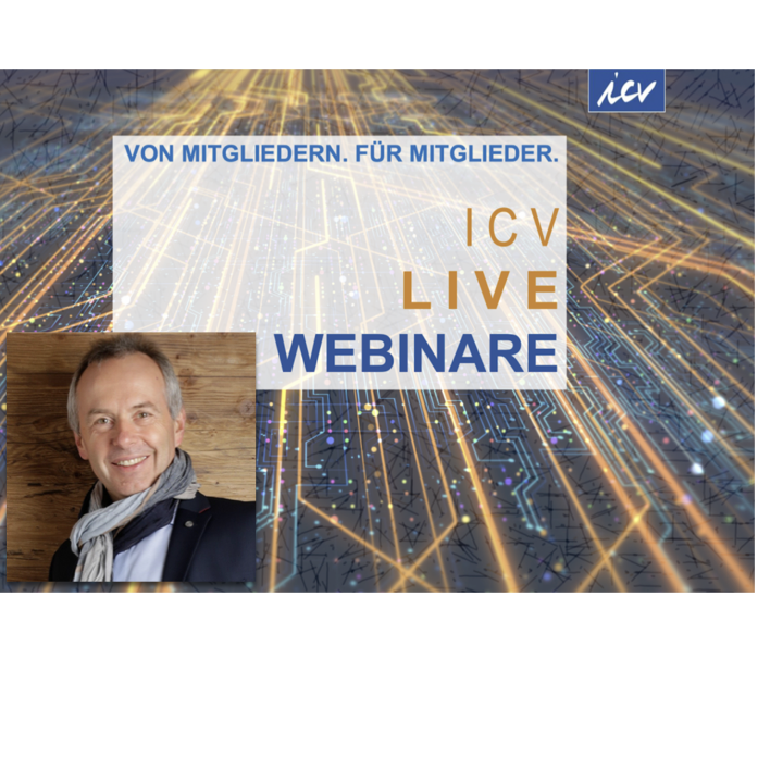 Exklusiv für ICV Mitglieder: ICV Live Webinar mit Frank Ahlrichs