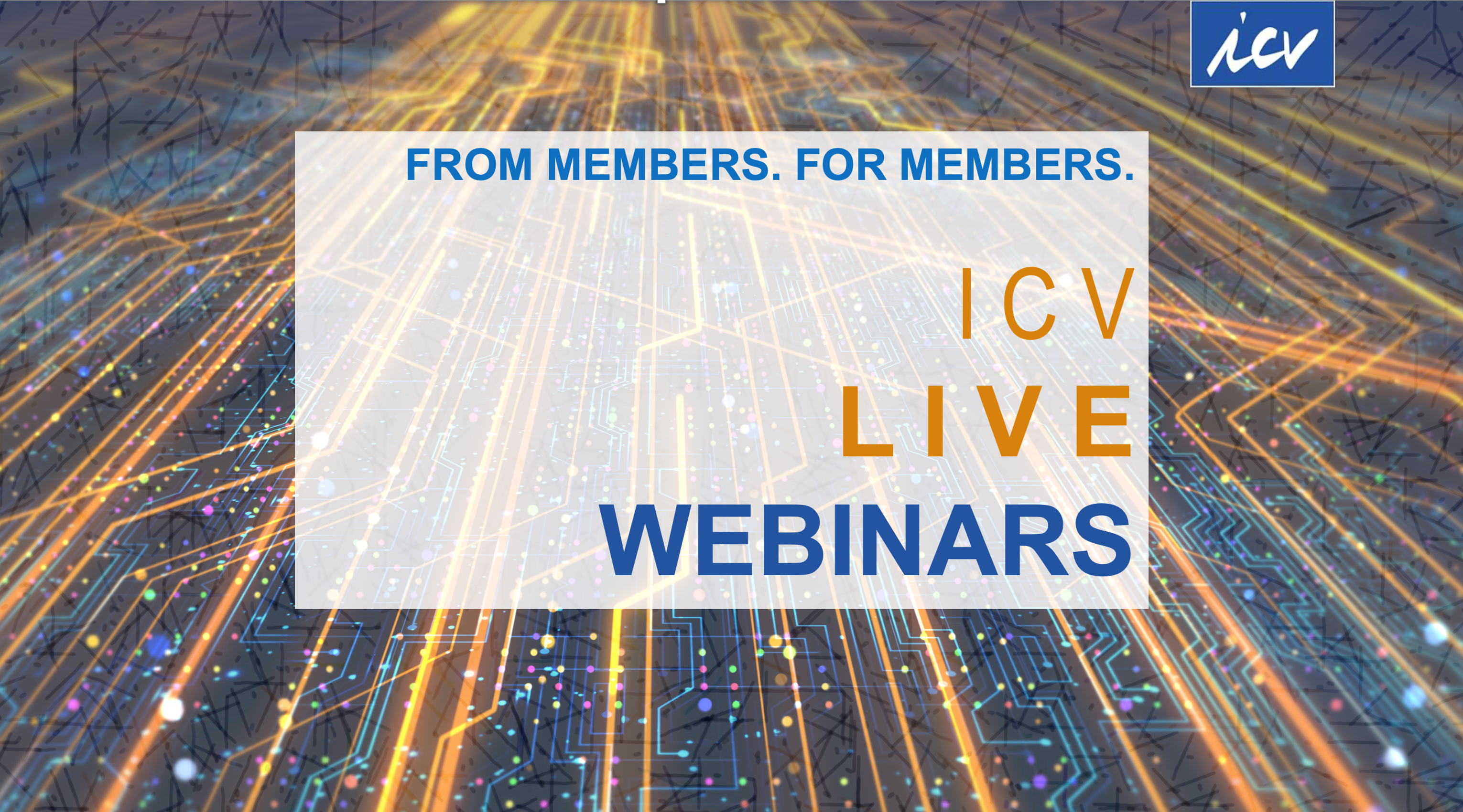 Synergies in Change in the ICV Live Webinar in English